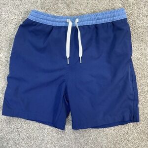 Chubbies Youth Swim Trunks Shorts Blue Medium M 10 12 Drawstring Elastic Waist